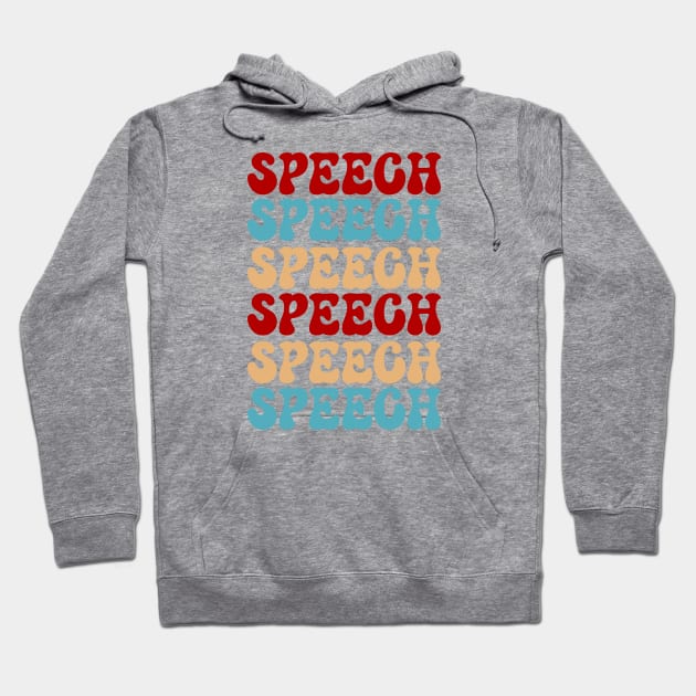 Speech therapy, Speech Language pathology, SLP, SLPA Hoodie by Daisy Blue Designs